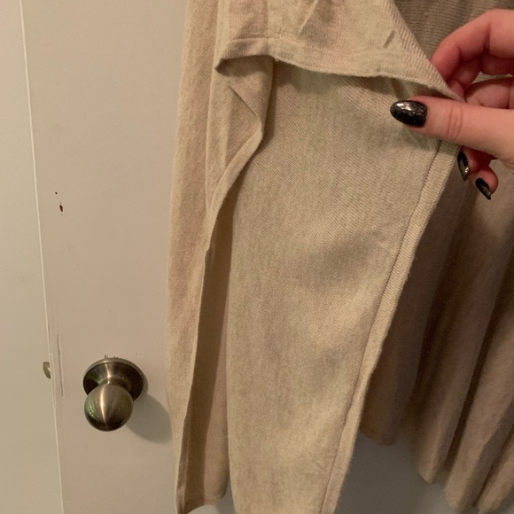 Cream Draped Sweater - Picture 3 of 5